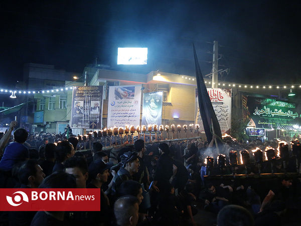 مشعل‌گردانی اعراب مقیم شهر‌ری
