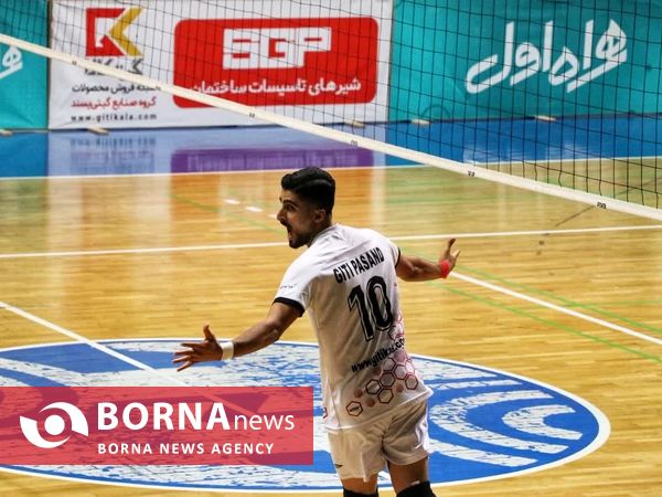 هفته هشتم لیگ برتر والیبال؛دیدار تیم‌های گیتی پسند و شهرداری گنبد