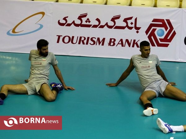 تمرین تیم ملی والیبال