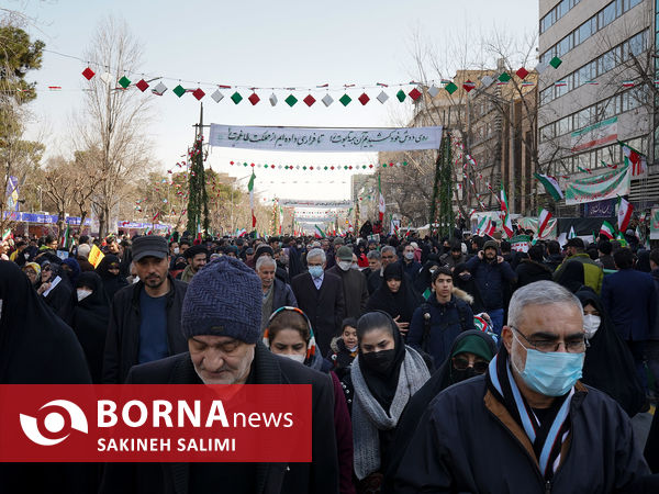 راهپیمایی ۲۲ بهمن تهران -۱