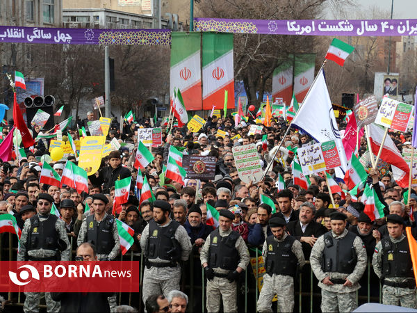 حضور پر شور مردم تبریز در جشن چهل سالگی انقلاب اسلامی