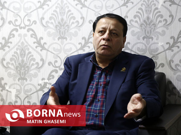 حضور محمد رضا ساکت در خبرگزاری برنا