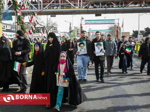 راهپیمایی روز 22 بهمن در تهران-1