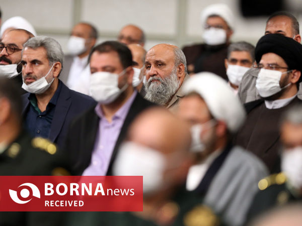 دیدار دست‌اندرکاران برگزاری کنگره شهدای استان قم با مقام معظم رهبری