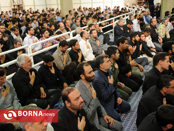مراسم سوگواری امام علی (ع) درحضور رهبر معظم انقلاب
