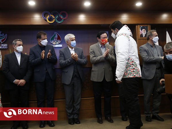 مراسم بدرقه کاروان اعزامی به المپیک زمستانی پکن