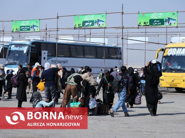 پایانه اتوبوسرانی اربعینی شلمچه