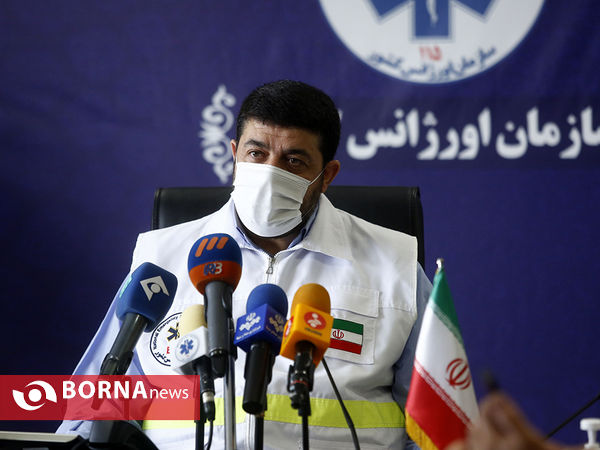 نشست خبری رییس سازمان اورژانس کشور