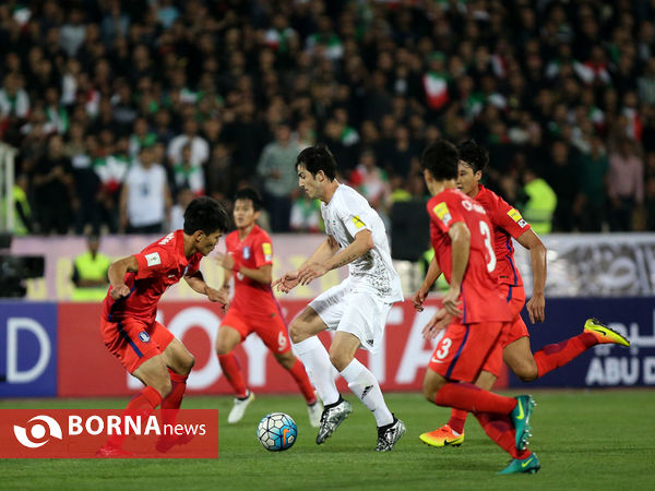 در حاشیه دیدار تیمهای  فوتبال ایران - کره جنوبی