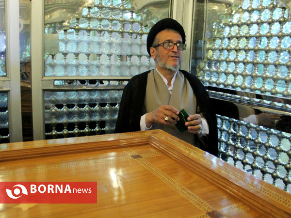 آیین غبارروبی آستان سید علاء الدین حسین بن موسی الکاظم در شیراز