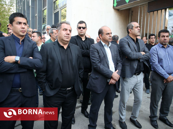 تشییع پیکر جعفر کاشانی پیشکسوت فوتبال
