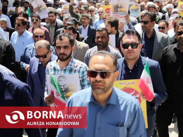 راهپیمایی روز جهانی قدس در خرمشهر