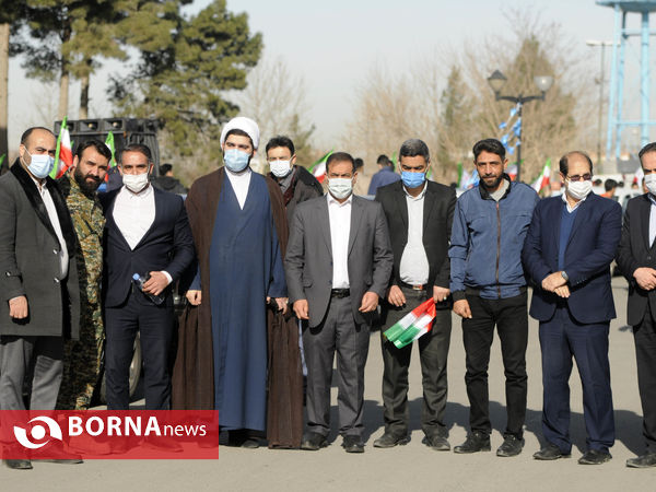 رژه نیروی های موتوری و خودرویی 22 بهمن- شهرستان قدس