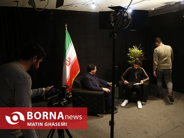 حضور محمد رضا ساکت در خبرگزاری برنا