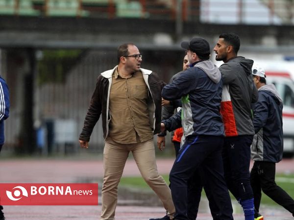 دیدار تیم های فوتبال سپیدرود رشت _  داماش گیلان