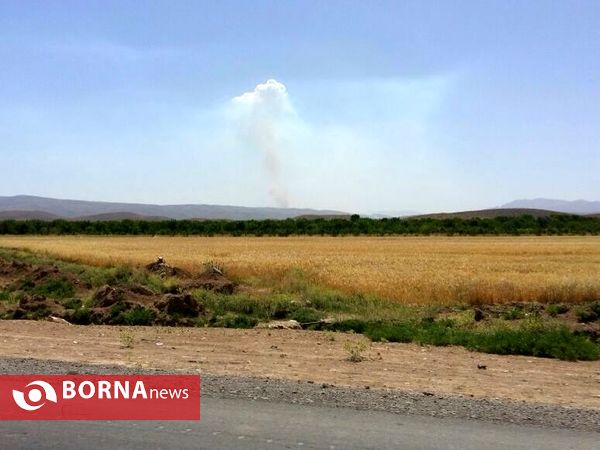 آتش سوزی در جنگل های پاسارگاد