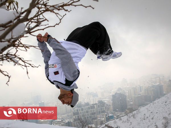 پارکور در برف