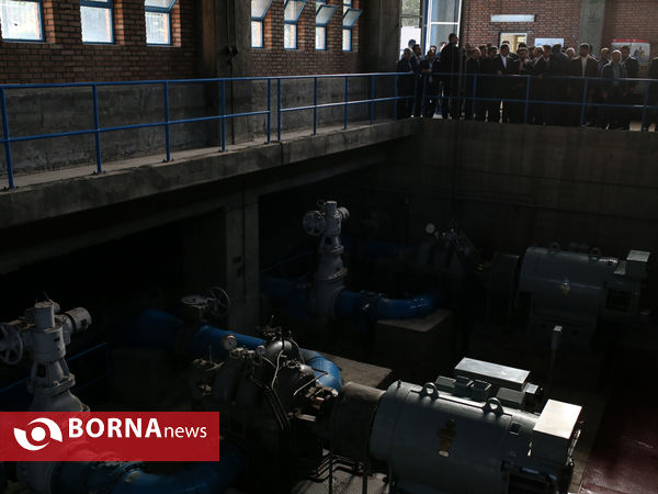 بهره برداری از طرح ارتقا کیفیت آب شرب با حضور معاون اول رییس جمهوری