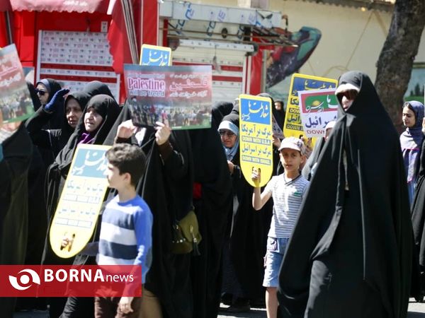 راهپیمایی روز قدس در رشت