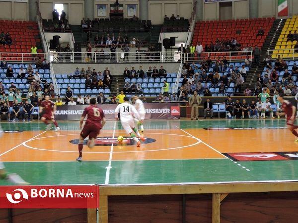 دیدار دوستانه فوتسال ایران و روسیه از نگاه دوربین