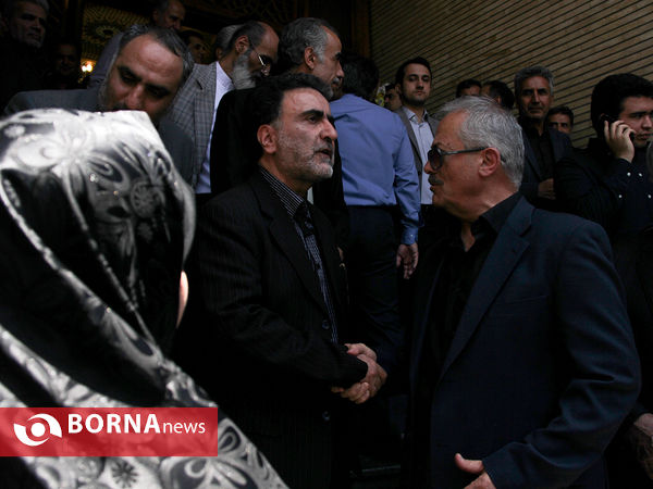 مراسم ترحیم پدر " مصطفی تاجزاده "