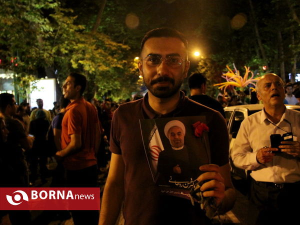 جشن و شادی مردم ایران  پس توافق هسته ایی -2