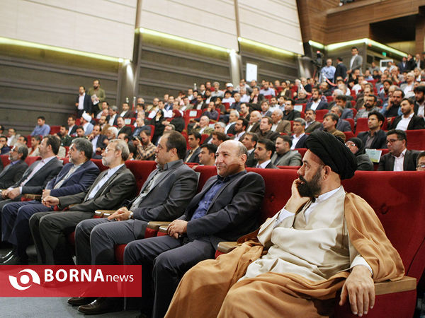 افتتاح بزرگترین سالن آمفی تئاتر غرب استان تهران با حضور لاریجانی