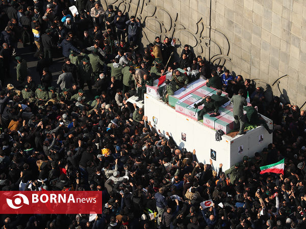 تشییع پیکر سردار شهید حاج قاسم سلیمانی در تهران