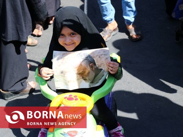 پیاده روی جاماندگان اربعین در شهرستان ری