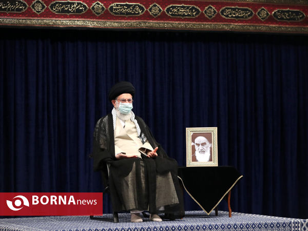 مراسم عزاداری اربعین حسینی با حضور رهبر انقلاب