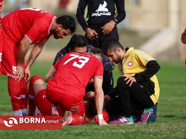 دیدار تیم های فوتبال سپیدرود رشت _ نفت و گاز گچساران