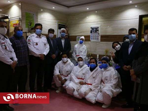 سال نو در کنار کادر درمان جنوب غرب خوزستان