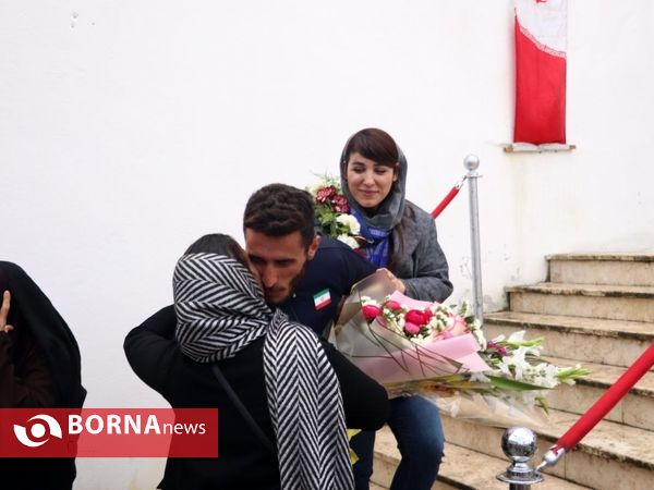 مراسم استقبال از قهرمانان آسیایی قایقرانی در بندرانزلی