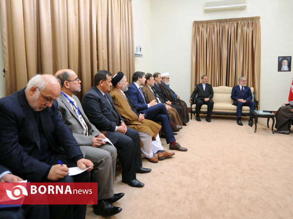 دیدار رییس اجرایی دولت افغانستان و هیات همراه با رهبر انقلاب