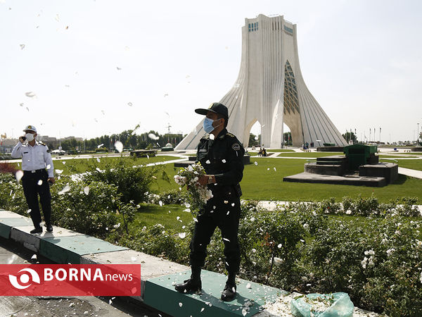 راهپیمایی خودرویی روز قدس در میادین اصلی تهران