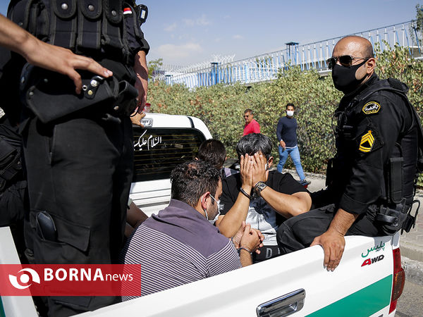 دستگیری اراذل و اوباش منطقه تهرانپارس