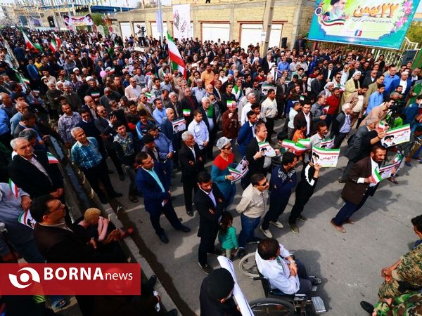 راهپیمایی 22 بهمن در منطقه آزاد اروند-آبادان