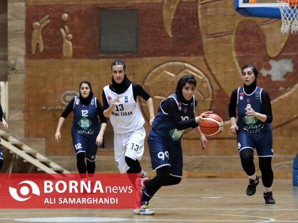 فینال چهارمین دوره لیگ بسکتبال بانوان گیلان