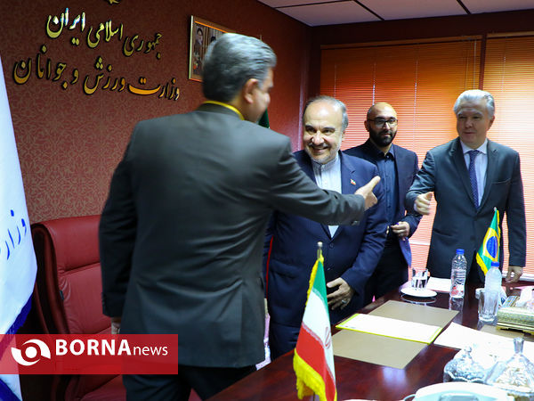دیدار پارلمانی سفیر برزیل با وزیر ورزش