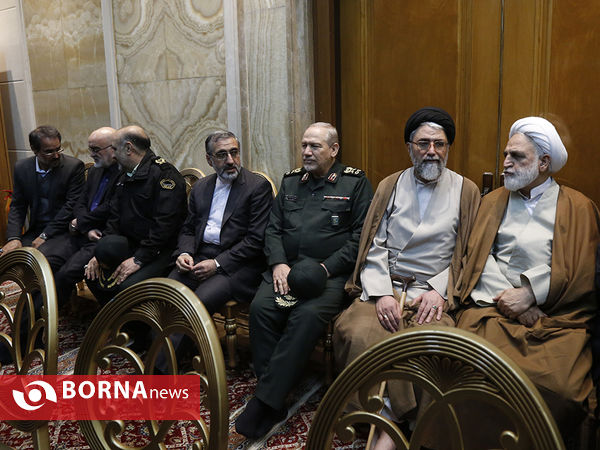 مراسم وداع با پیکر مرحوم آیت الله هاشمی شاهرودی