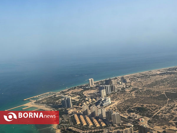 از کیش تا تهران بر فراز ابرها