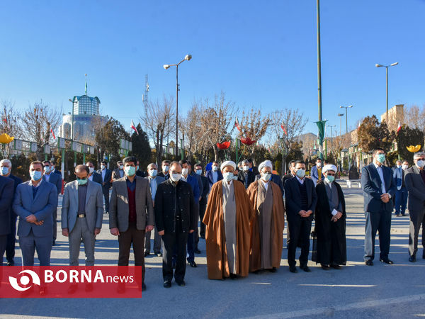 گلباران گلزار شهدای اراک