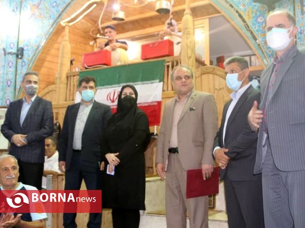 تجلیل از ملی پوش رشته ورزشهای پهلوانی و زورخانه ای _ شهرستان لاهیجان