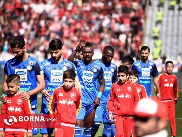 دیدار تیم های فوتبال پرسپولیس- استقلال