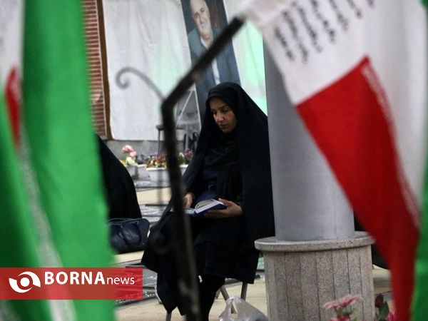 مراسم وداع با شش شهید گمنام در رشت