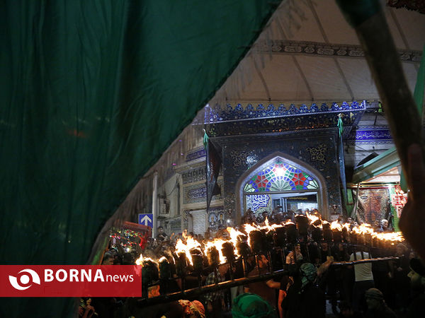 مشعل‌گردانی اعراب مقیم شهر‌ری