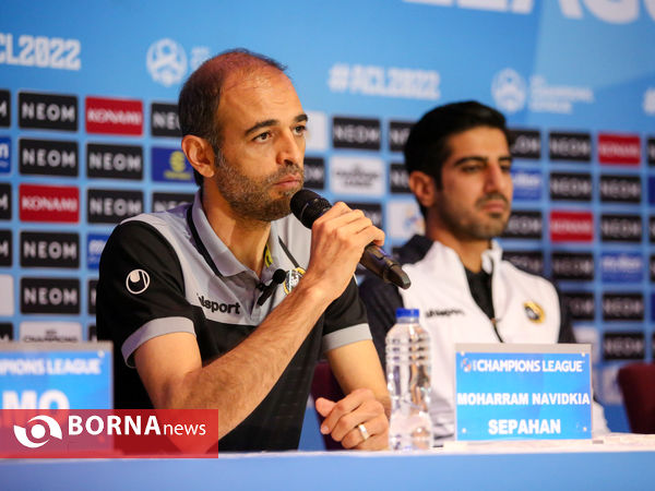 نشست خبری مربیان پیش از دیدار تیم های فوتبال سپاهان - التعاون