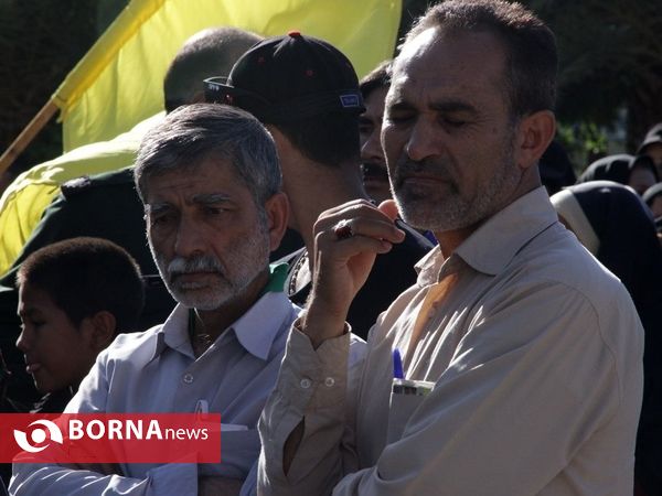 تشييع و خاكسپاری شهید مدافع حرم رمضان رسولی در شیراز