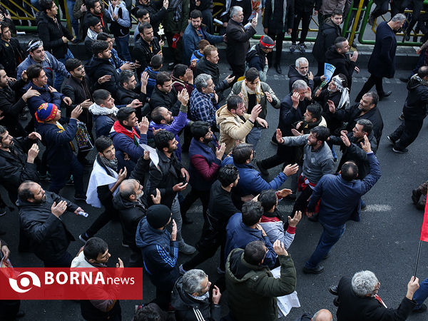 تشییع پیکر سردار شهید حاج قاسم سلیمانی در تهران