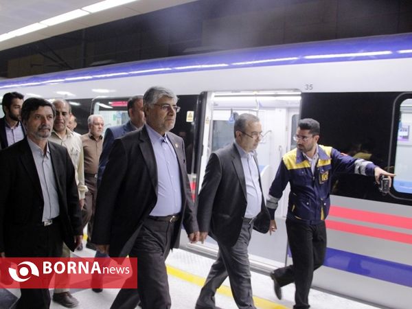 بازدید شهردار شیراز از خط دو مترو شیراز
